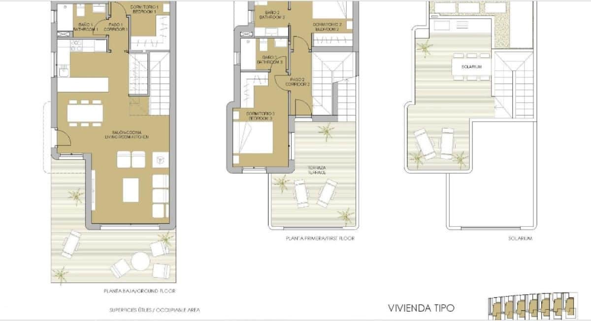 3 camera da letto Villa in vendita in Pilar de la Horadada con piscina - 499.900 € (Rif: 9745296)