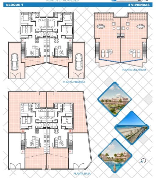 3 sovrum Lägenhet till salu i Pilar de la Horadada med pool - 299 000 € (Ref: 9870234)