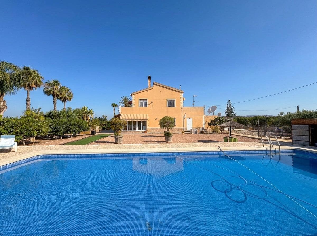 5 chambre Finca/Maison de Campagne à vendre à Elche / Elx avec piscine - 510 000 € (Ref: 9930813)