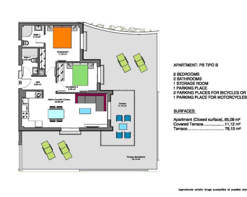 2 quarto Apartamento para venda em Orihuela Costa com piscina - 283 000 € (Ref: 8717421)
