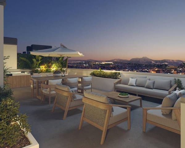 2 Zimmer Penthouse zu verkaufen in San Agustín, Alicante / Alacant Stadt mit Pool - 337.000 € (Ref: 9047628)