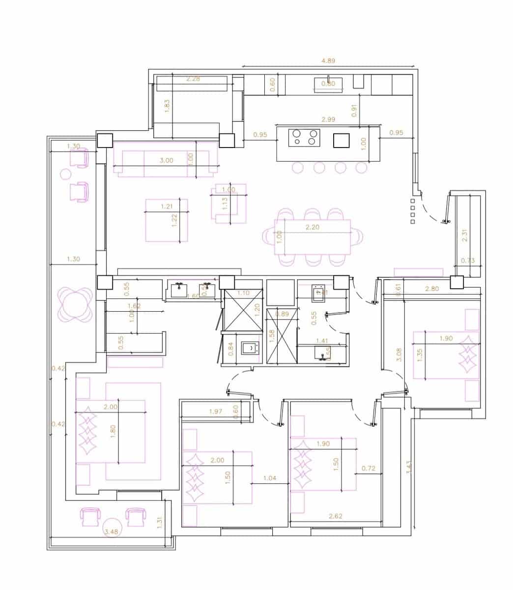 Piso de 4 habitaciones en Málaga ciudad en alquiler con garaje - 3.100 € (Ref: 10099455)