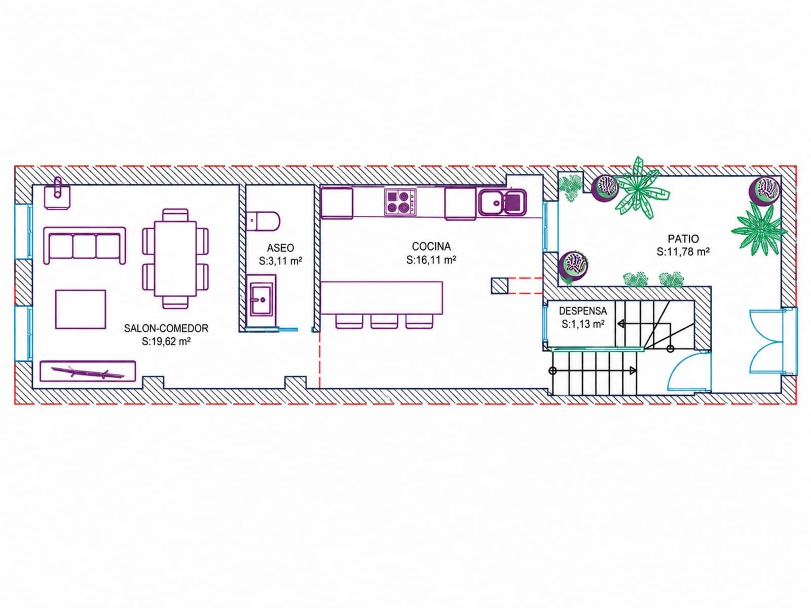 2 bedroom Townhouse for sale in Gaucin - € 310,000 (Ref: 10162597)