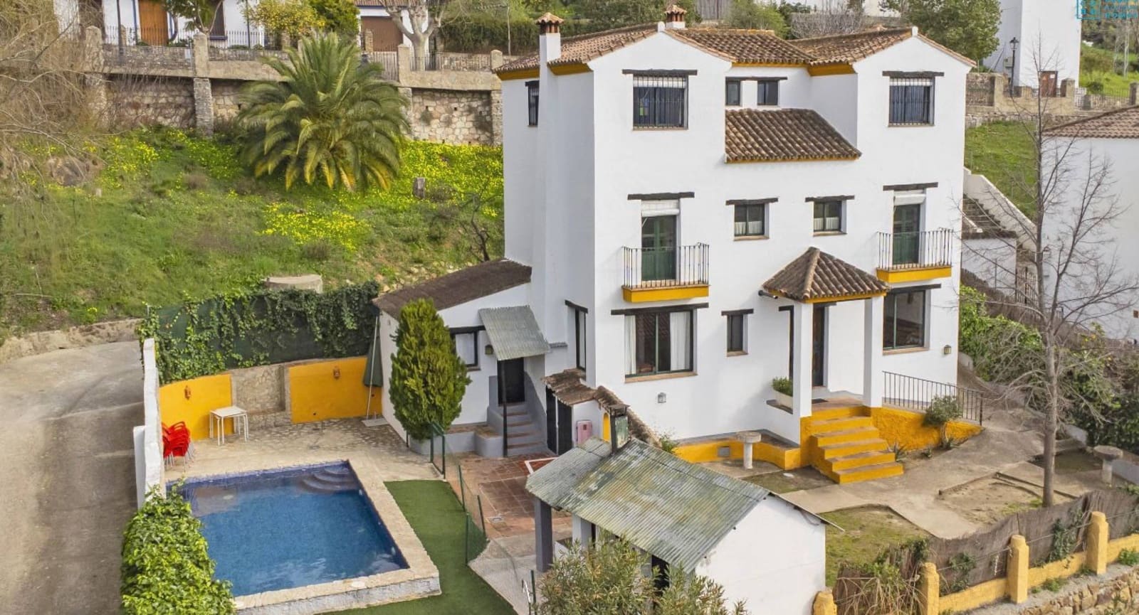 6 soveværelse Finca/Landehus til salg i Jimera de Libar med swimmingpool - € 350.000 (Ref: 9004203)