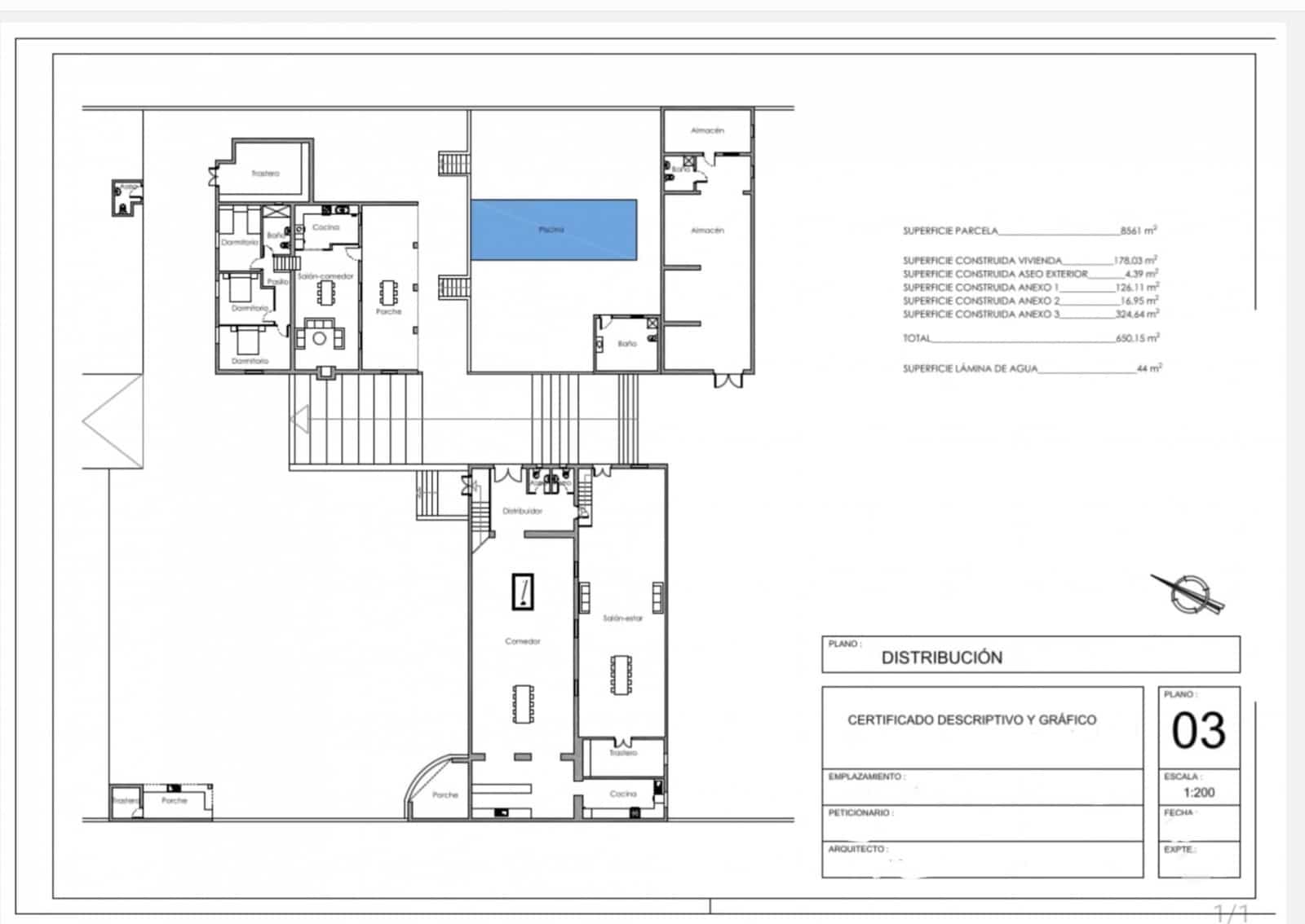 4 soveværelse Finca/Landehus til salg i Chiclana de la Frontera med swimmingpool - € 599.000 (Ref: 9287292)