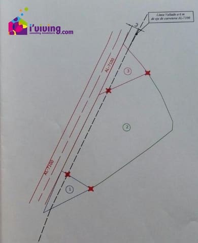 Area Edificabile in vendita in Llanos de los Olleres, Albox - 44.900 € (Rif: 7847844)