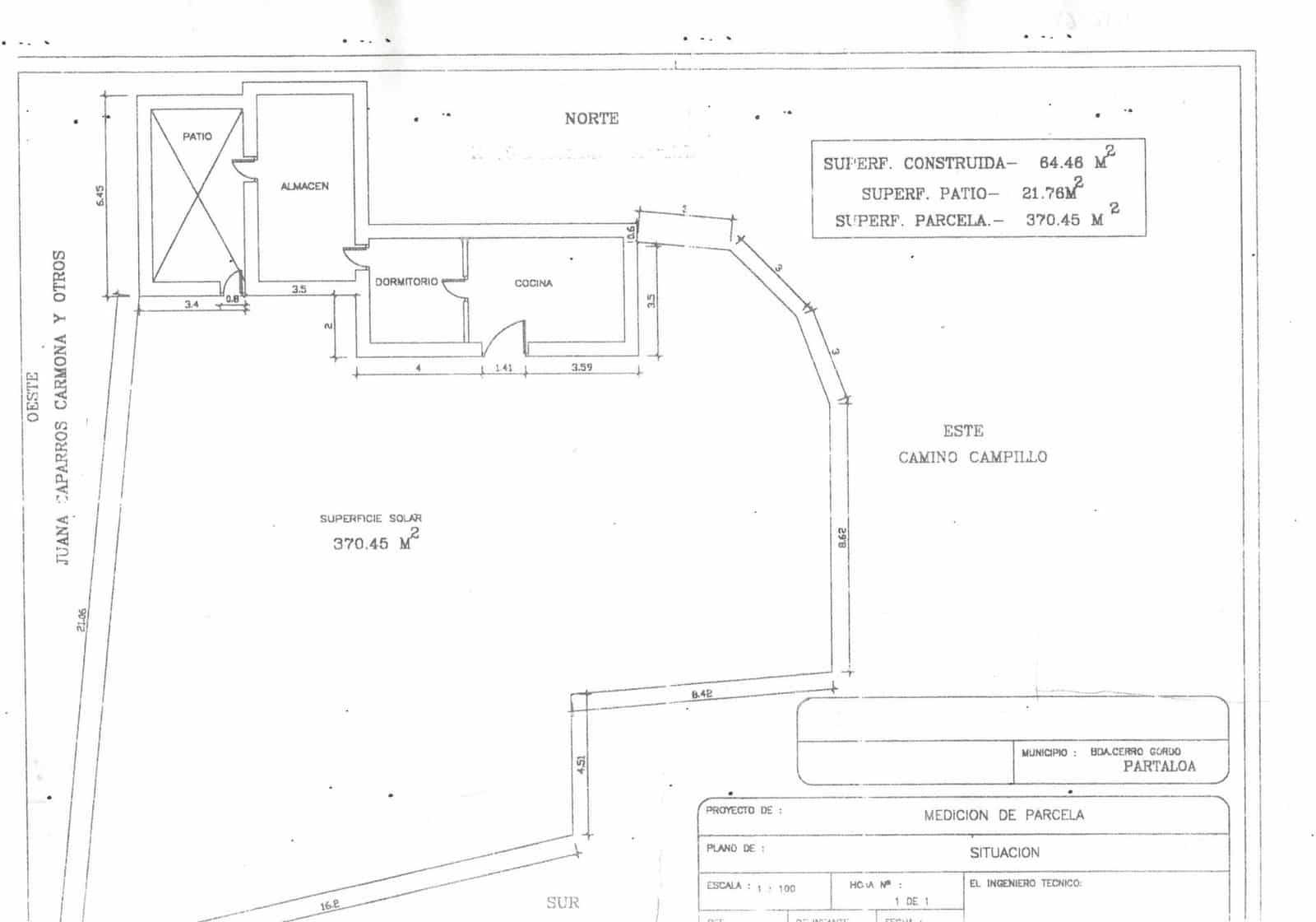 1 bedroom Finca/Country House for sale in Partaloa - € 44,500 (Ref: 9254625)