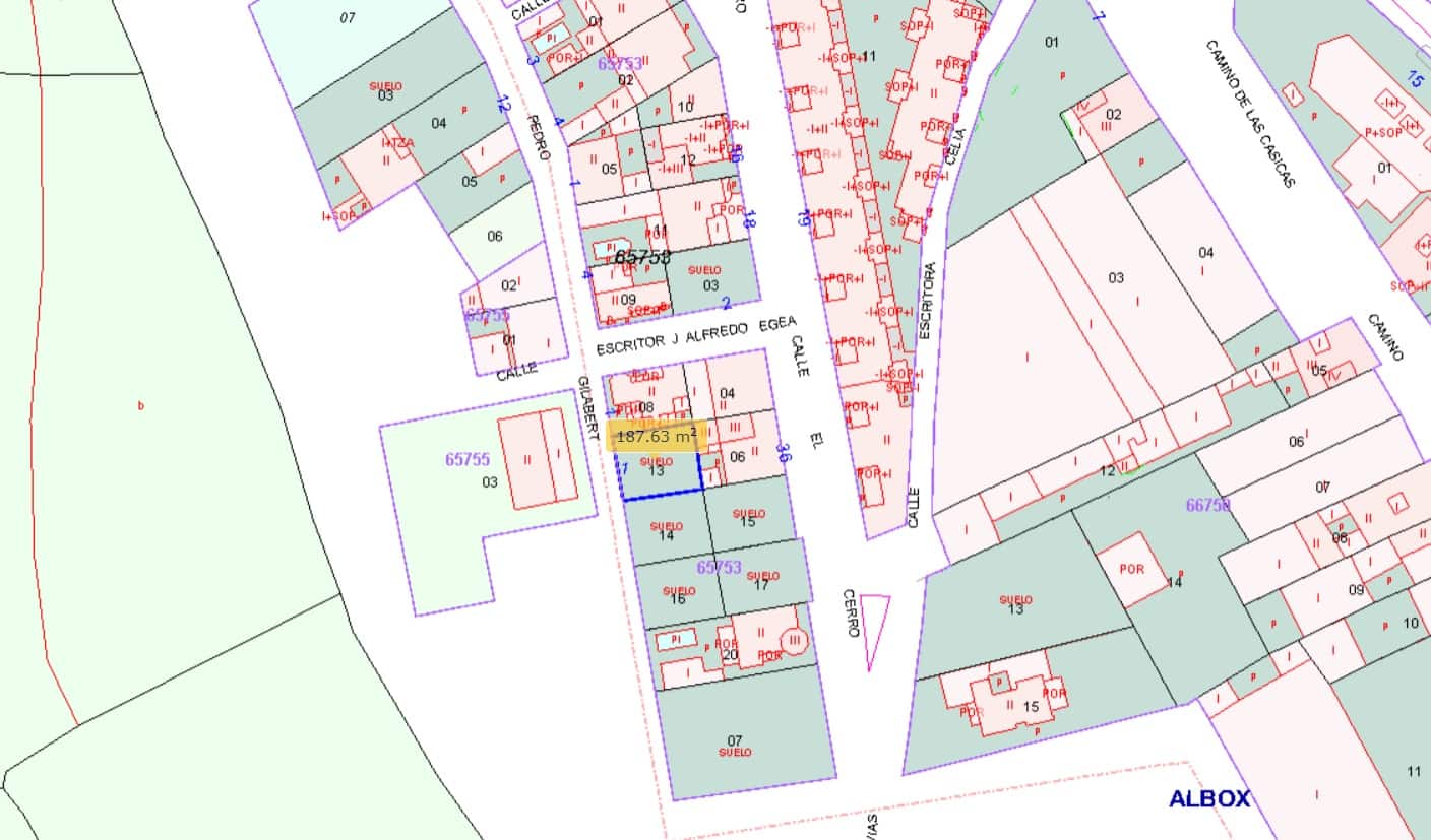 Działka budowlana na sprzedaż w Albox - 55 000 € (Ref: 9786776)