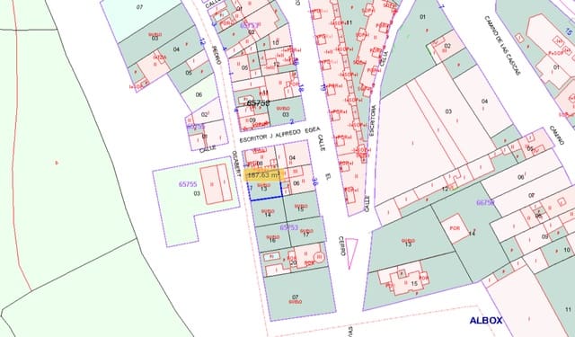 Działka budowlana na sprzedaż w Albox - 55 000 € (Ref: 9786776)