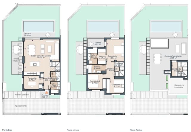 4 sypialnia Dom blizniak na sprzedaż w Palma de Mallorca z basenem garażem - 1 120 000 € (Ref: 7630305)