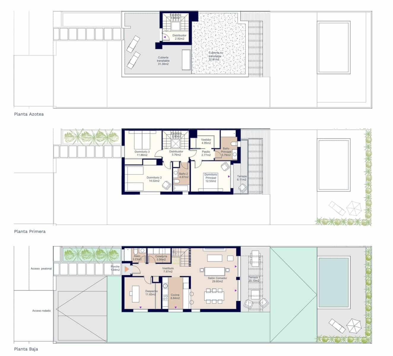 4 soveværelse Semi-Rækkehus til salg i Llucmajor med swimmingpool garage - € 1.175.000 (Ref: 7630312)