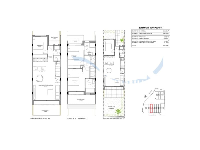 3 sypialnia Dom blizniak na sprzedaż w Finestrat z basenem garażem - 525 000 € (Ref: 10130263)