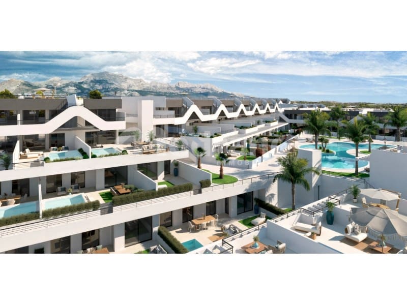 2 chambre Appartement à vendre à Alfaz del Pi / L'Alfas del Pi avec piscine garage - 278 000 € (Ref: 10130272)