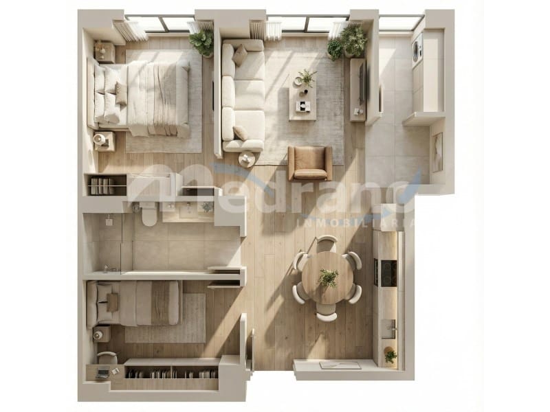 2 sypialnia Mieszkanie na sprzedaż w Benidorm z basenem garażem - 249 000 € (Ref: 10139416)