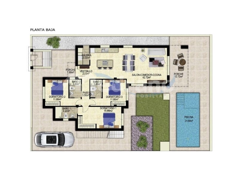 3 soverom Villa til salgs i Polop med svømmebasseng garasje - € 659 000 (Ref: 10164830)
