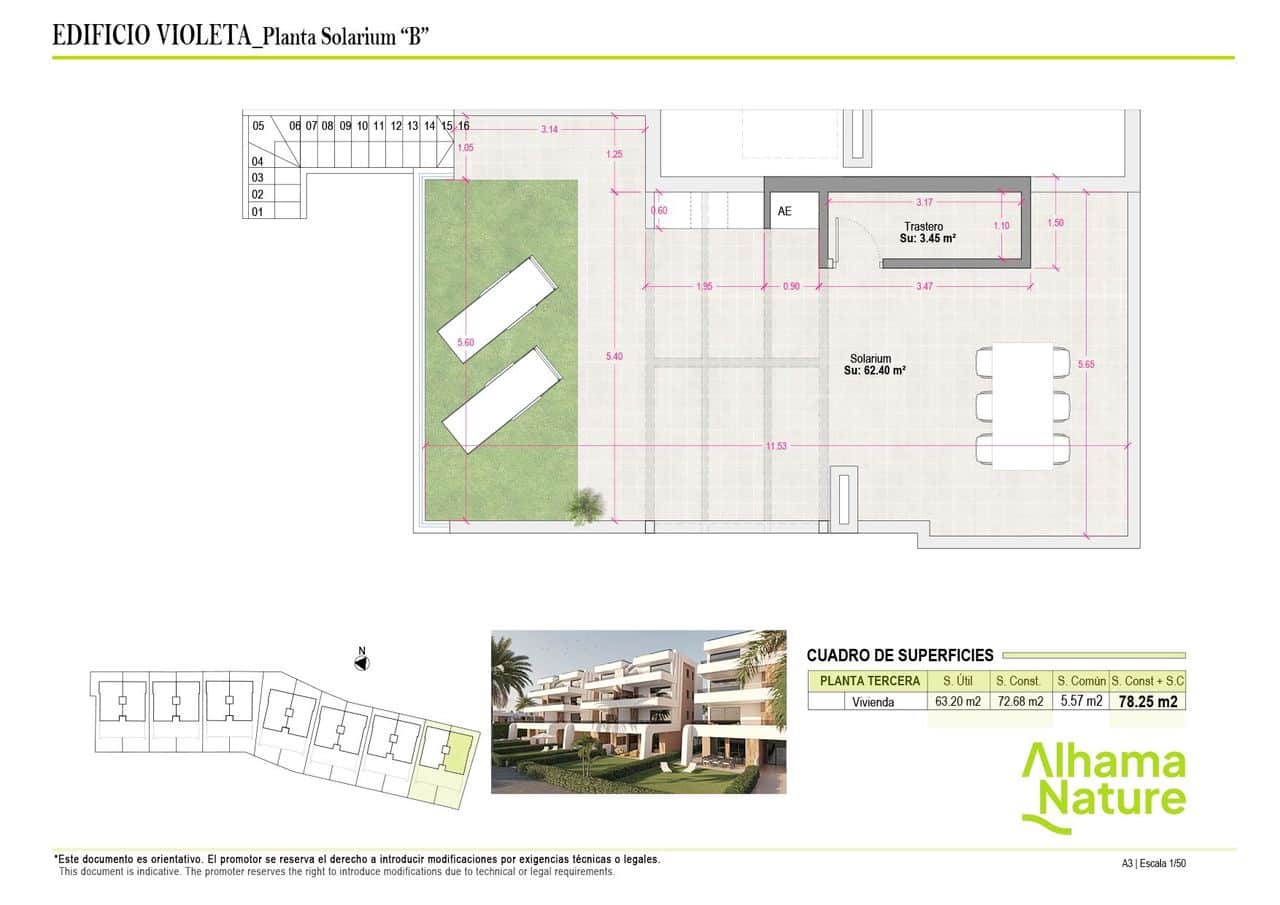 2 soveværelse Penthouse til salg i Condado de Alhama med swimmingpool - € 279.500 (Ref: 10158951)