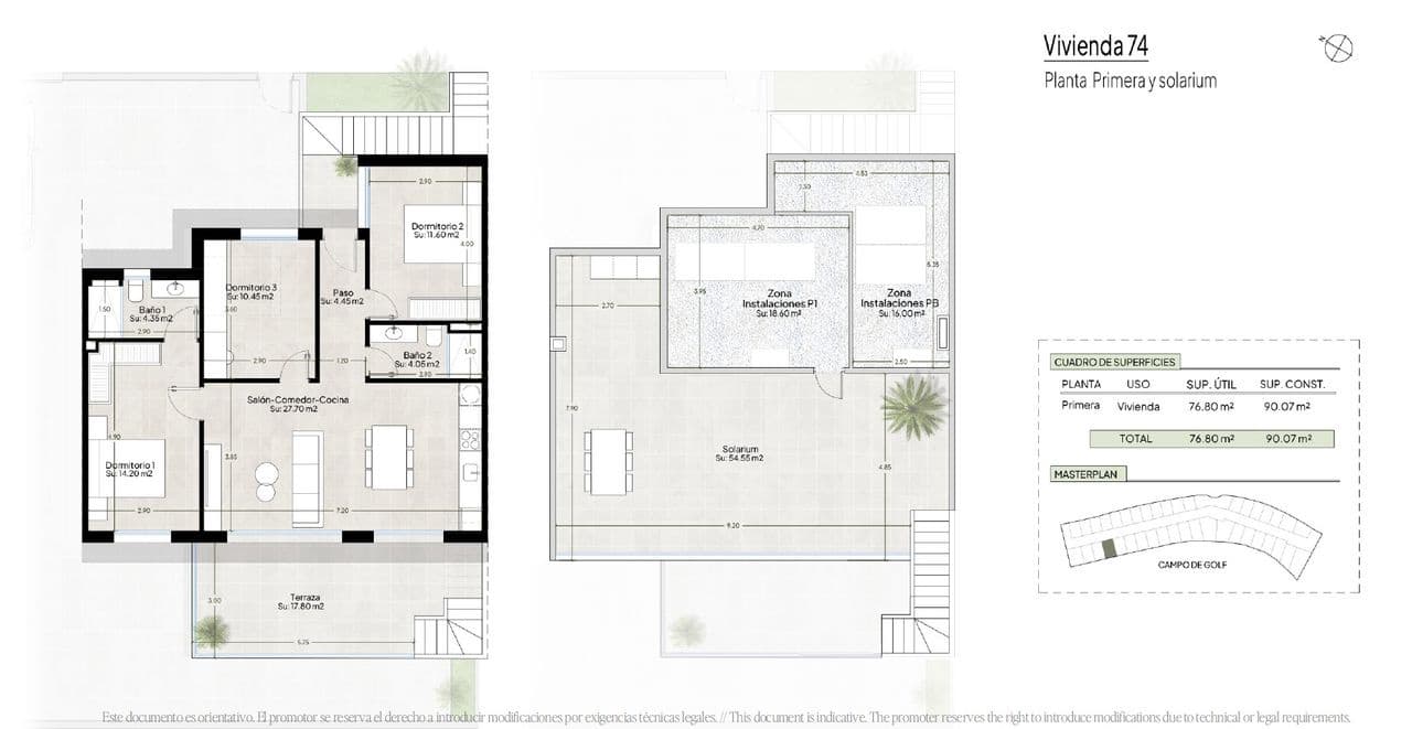 3 soverom Leilighet til salgs i Condado de Alhama med svømmebasseng garasje - € 369 900 (Ref: 10158954)