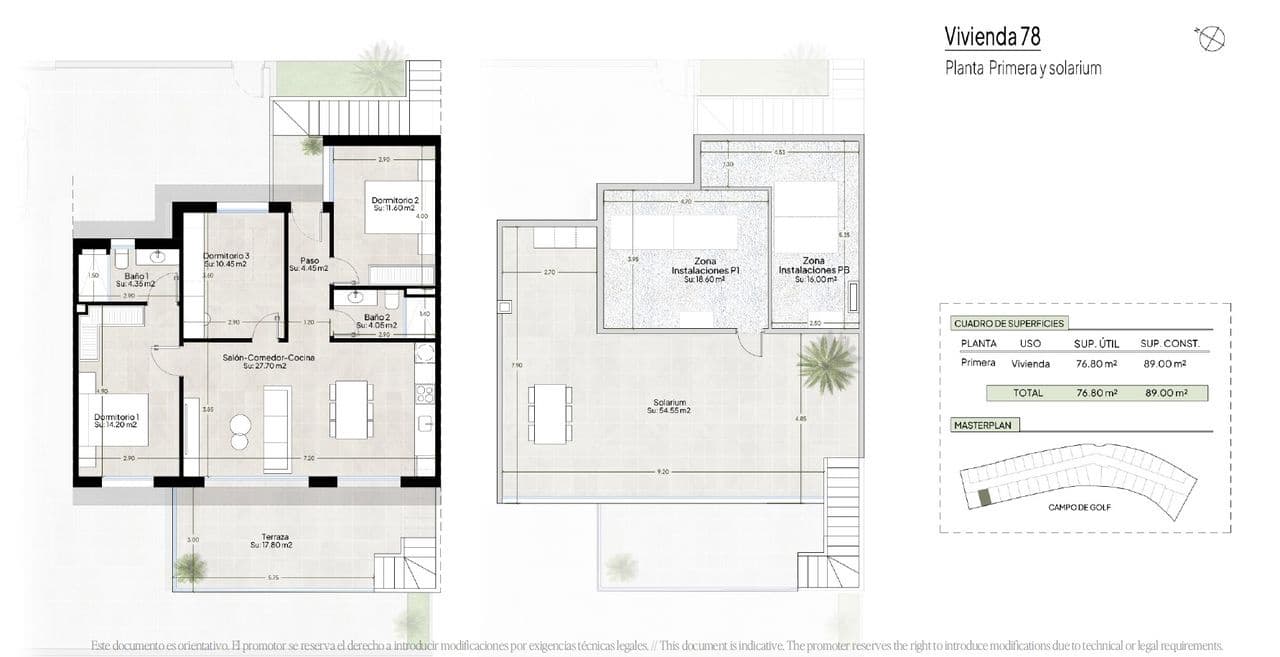 3 soverom Leilighet til salgs i Condado de Alhama med svømmebasseng garasje - € 369 900 (Ref: 10158954)
