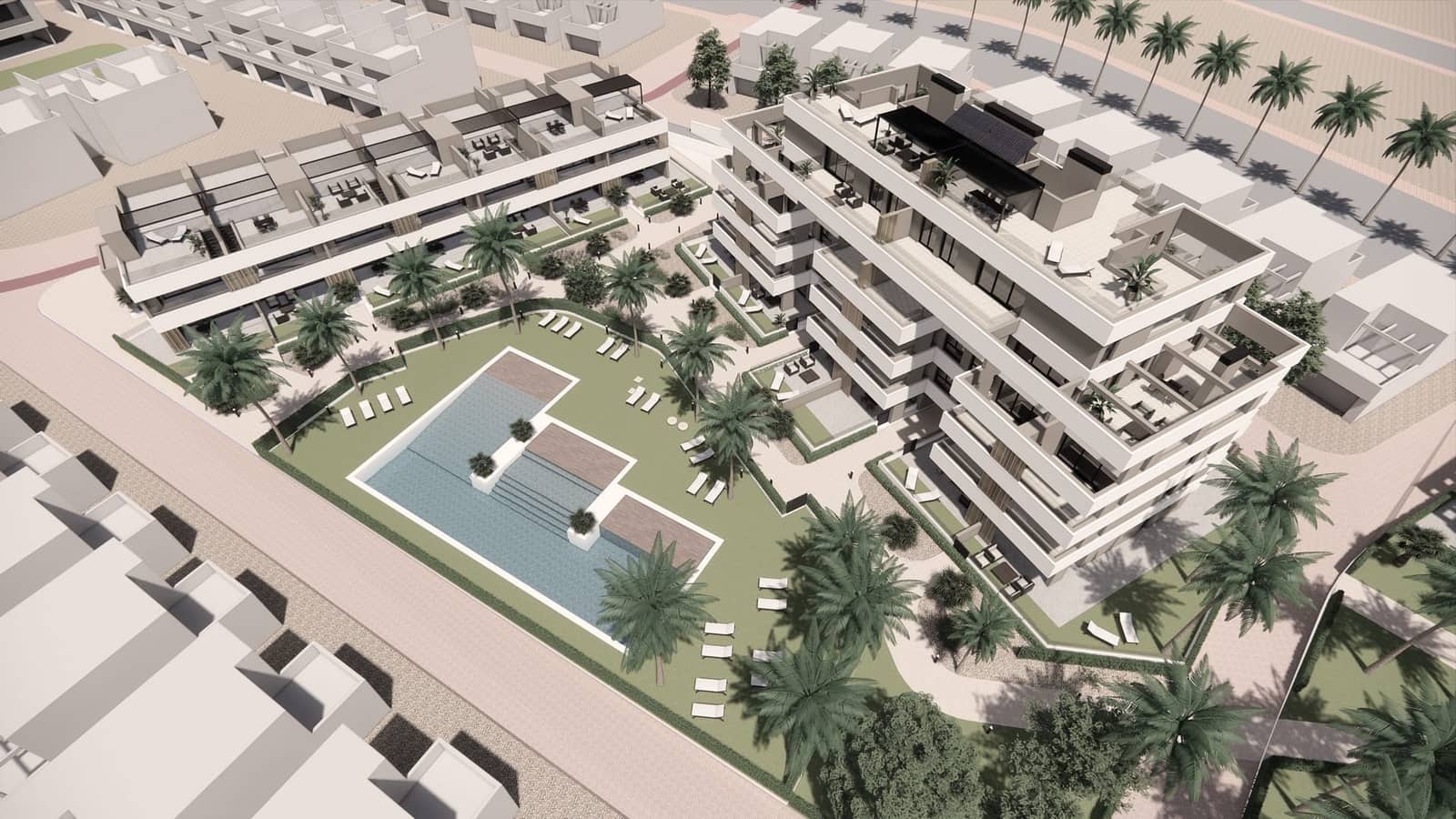 3 Zimmer Penthouse zu verkaufen in Torre-Pacheco mit Pool - 212.000 € (Ref: 8856765)