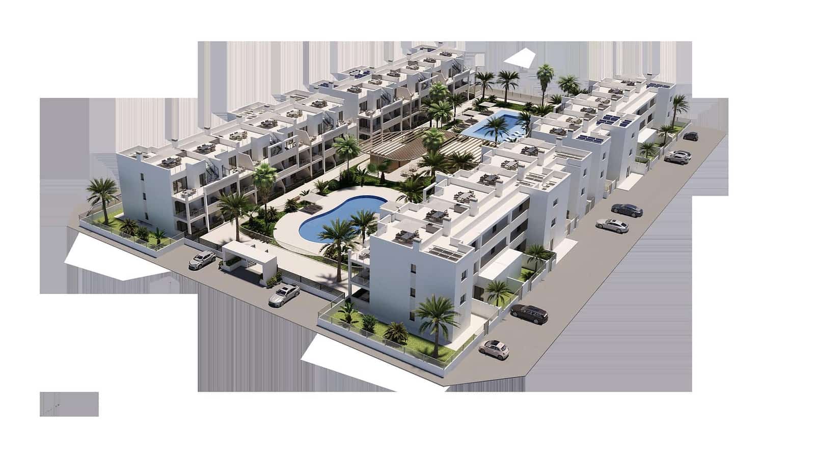 2 soveværelse Lejlighed til salg i San Cayetano med swimmingpool garage - € 226.900 (Ref: 9844802)