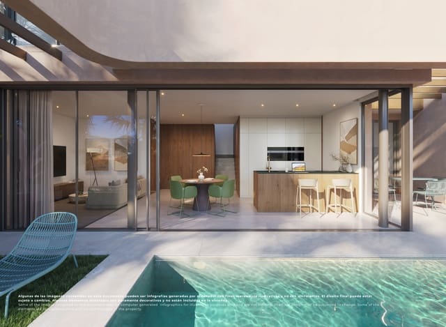 Chalet de 3 habitaciones en El Valle Golf Resort, Murcia ciudad en venta con piscina garaje - 595.000 € (Ref: 9872018)