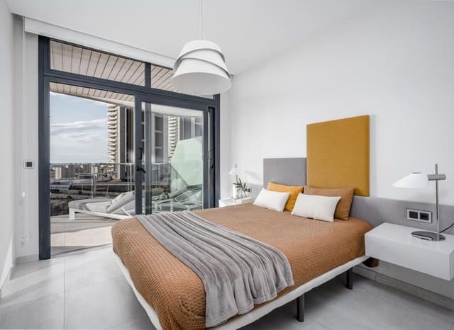 2 soveværelse Strandlejlighed til salg i Rincón de Loix, Benidorm med swimmingpool - € 529.000 (Ref: 9417817)