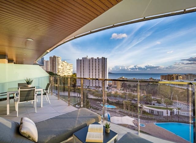 2 soveværelse Strandlejlighed til salg i Rincón de Loix, Benidorm med swimmingpool - € 529.000 (Ref: 9417817)