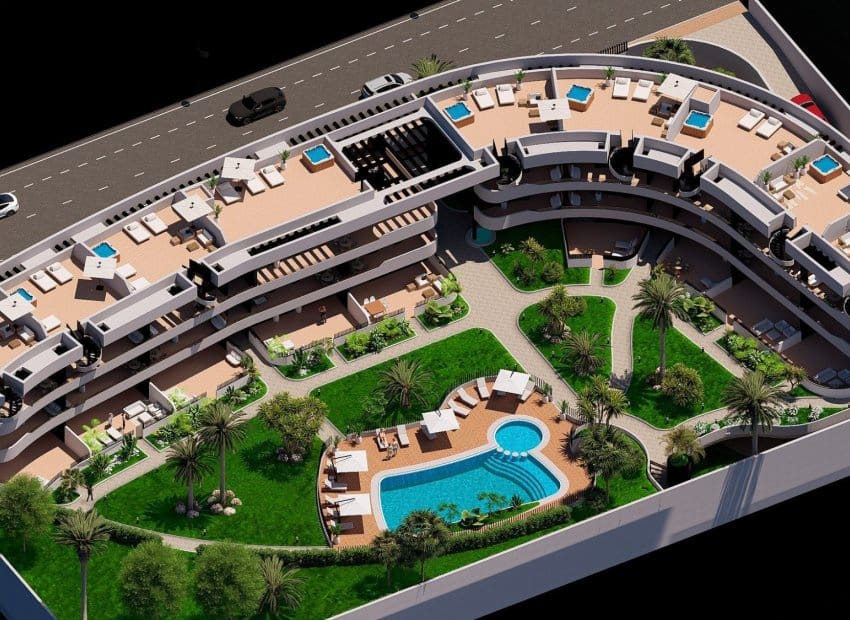 2 bedroom Apartment for sale in Los Alcazares with pool garage - € 278,900 (Ref: 9834848)