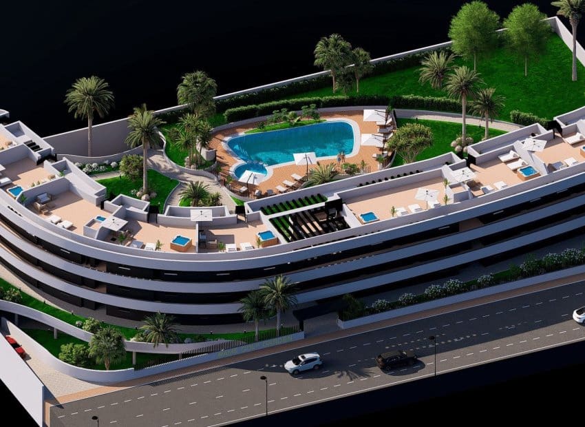 2 bedroom Apartment for sale in Los Alcazares with pool garage - € 278,900 (Ref: 9834848)