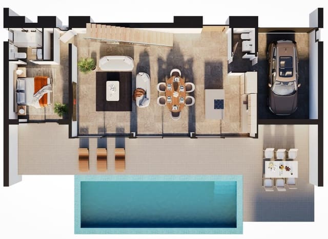 3 soverom Villa til salgs i Cometa - Carrió, Calpe / Calp med svømmebasseng - € 1 099 000 (Ref: 9889316)