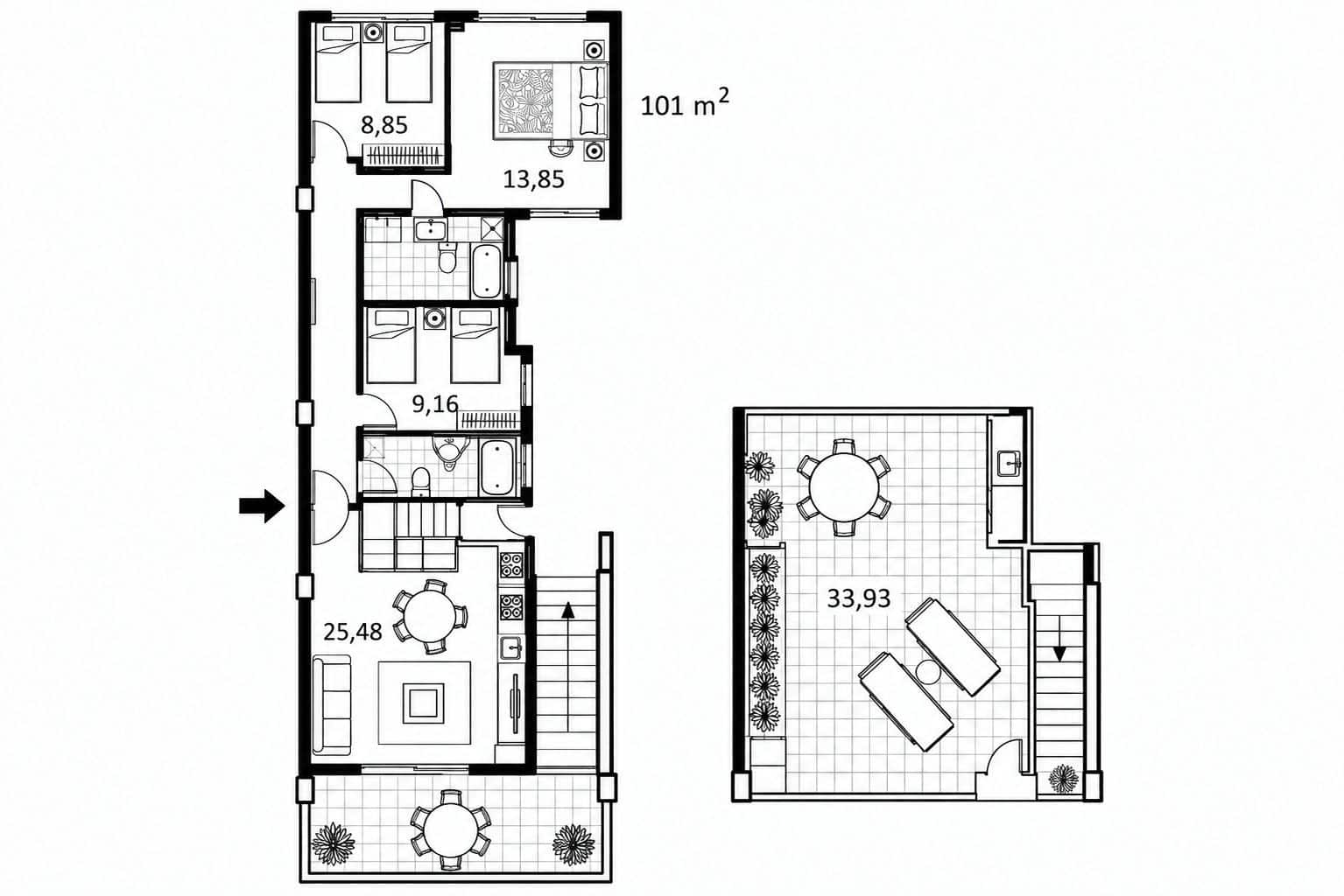 3 bedroom Apartment for sale in Almoradi with pool - € 138,000 (Ref: 10157919)