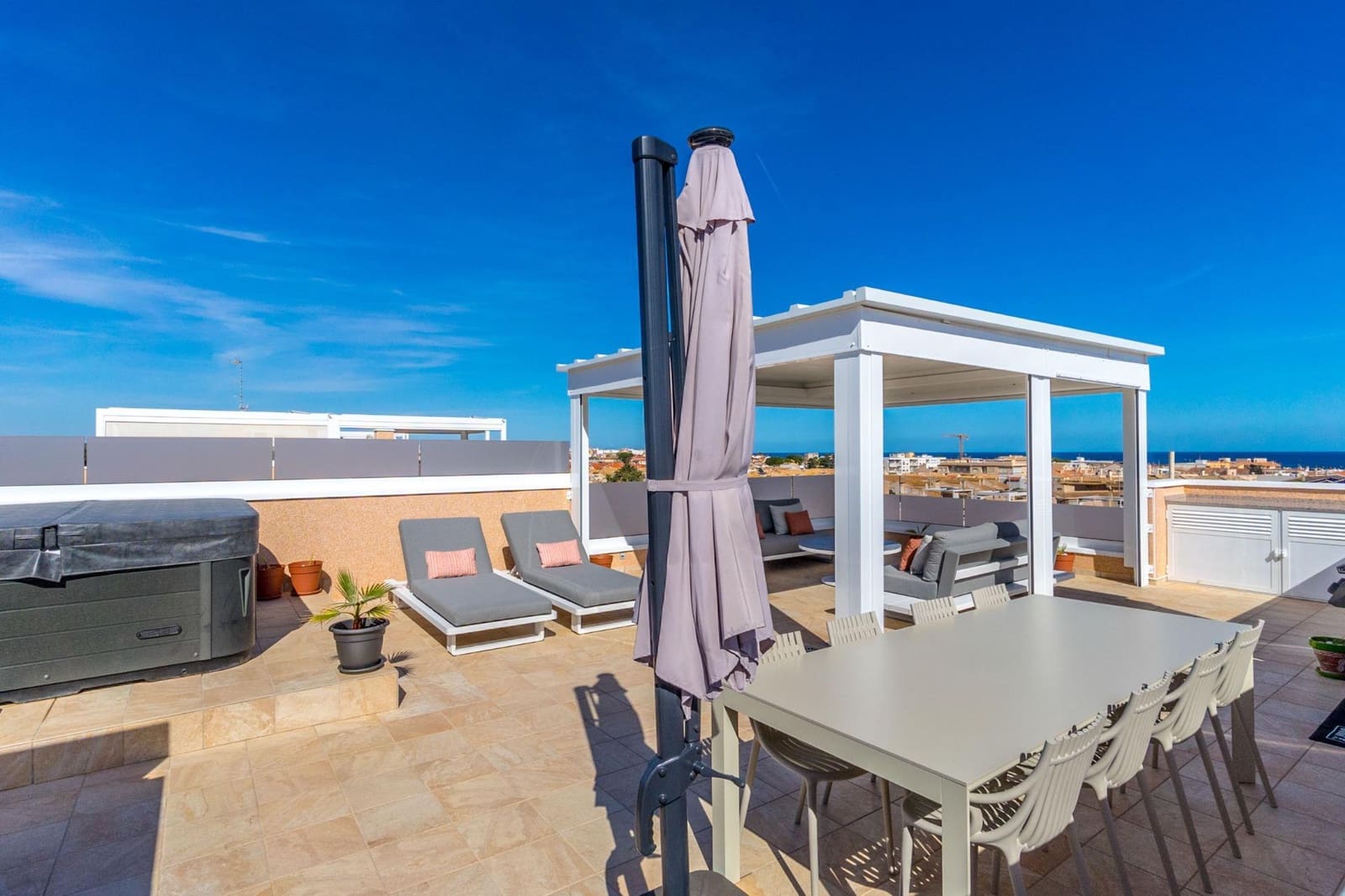 3 soveværelse Penthouse til salg i El Mojon med swimmingpool garage - € 559.000 (Ref: 8843380)