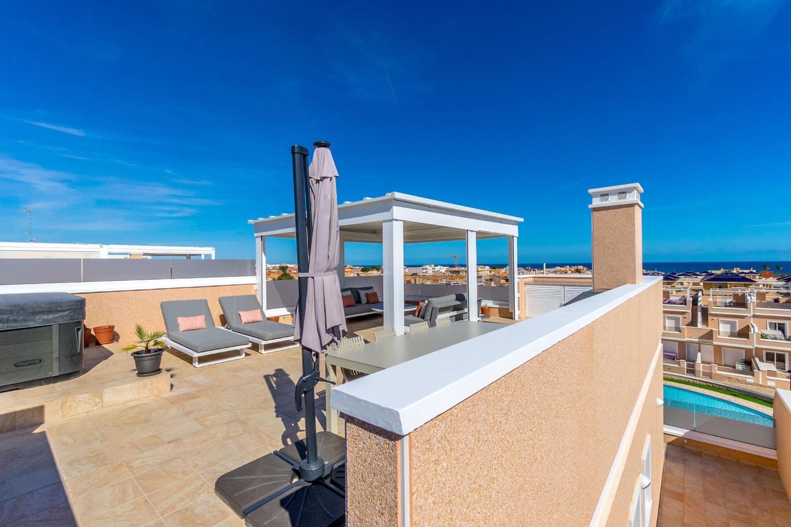 3 soveværelse Penthouse til salg i El Mojon med swimmingpool garage - € 559.000 (Ref: 8843380)