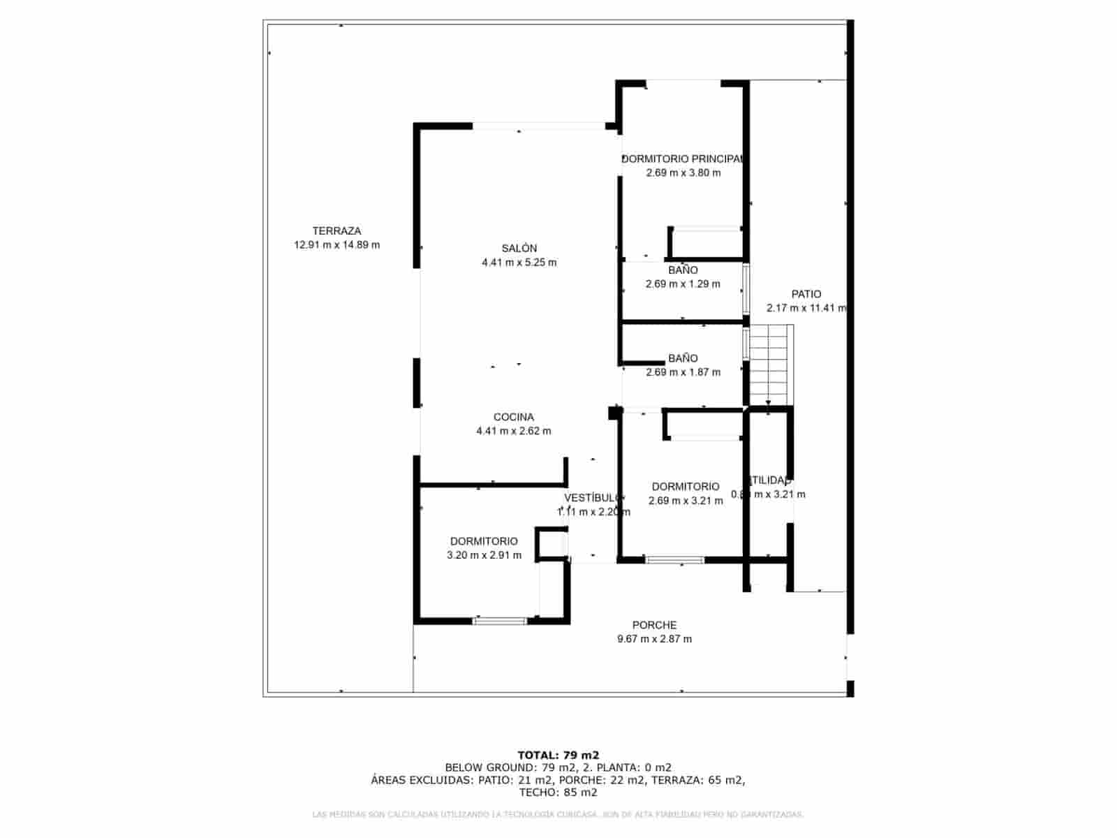 3 soveværelse Penthouse til salg i El Mojon med swimmingpool garage - € 559.000 (Ref: 8843380)