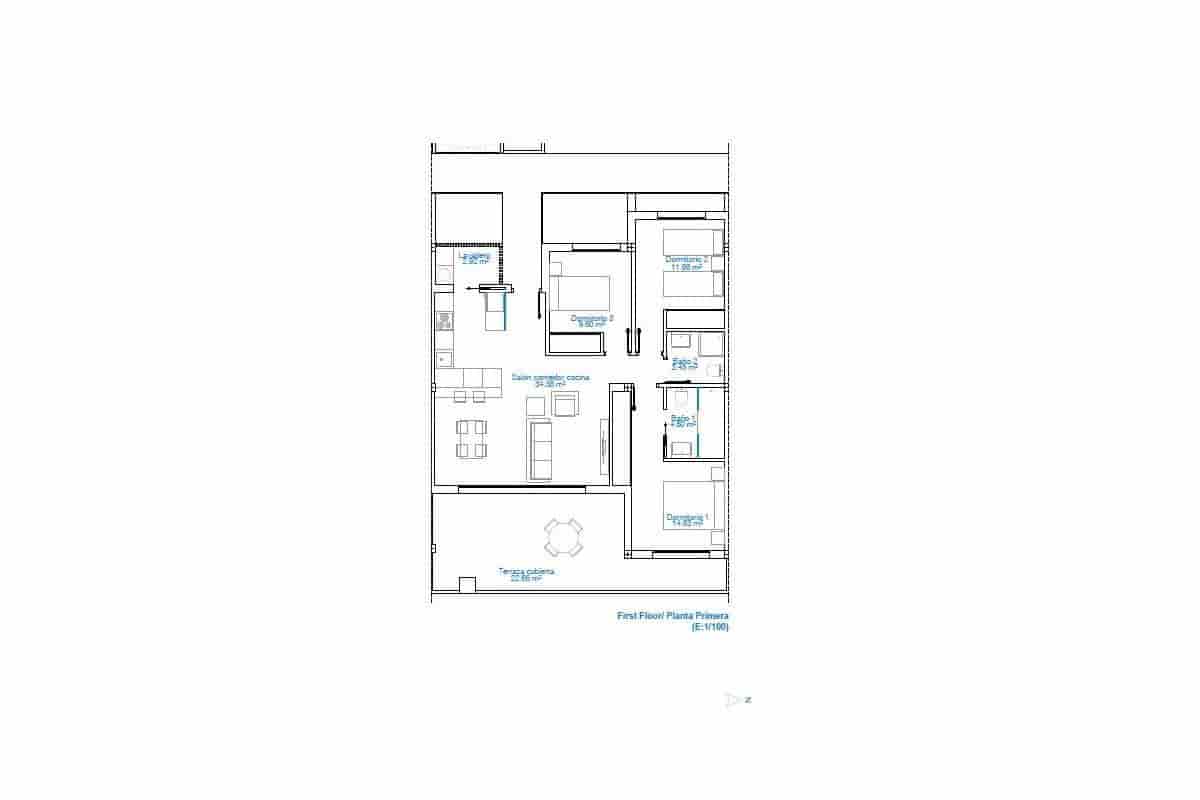 3 slaapkamer Appartement te koop in El Mojon met zwembad - € 398.900 (Ref: 9634179)