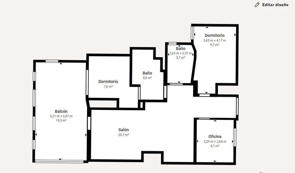 3 soveværelse Lejlighed til salg i Los Dolses - € 290.000 (Ref: 9936357)