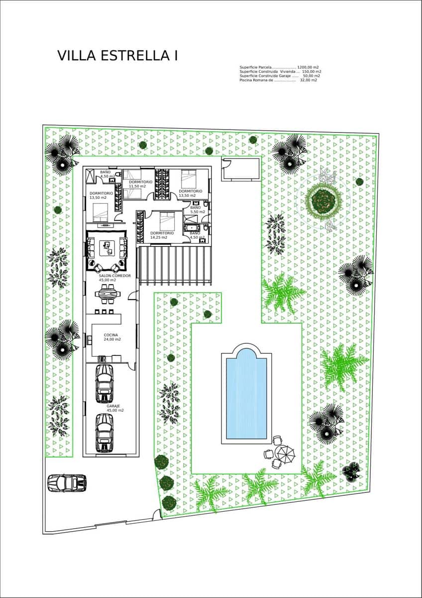 3 sypialnia Willa na sprzedaż w Arboleas z basenem - 249 950 € (Ref: 5247211)