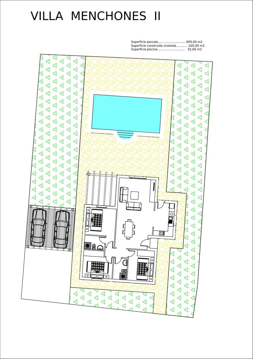 3 sypialnia Willa na sprzedaż w Arboleas z basenem - 249 950 € (Ref: 5247211)