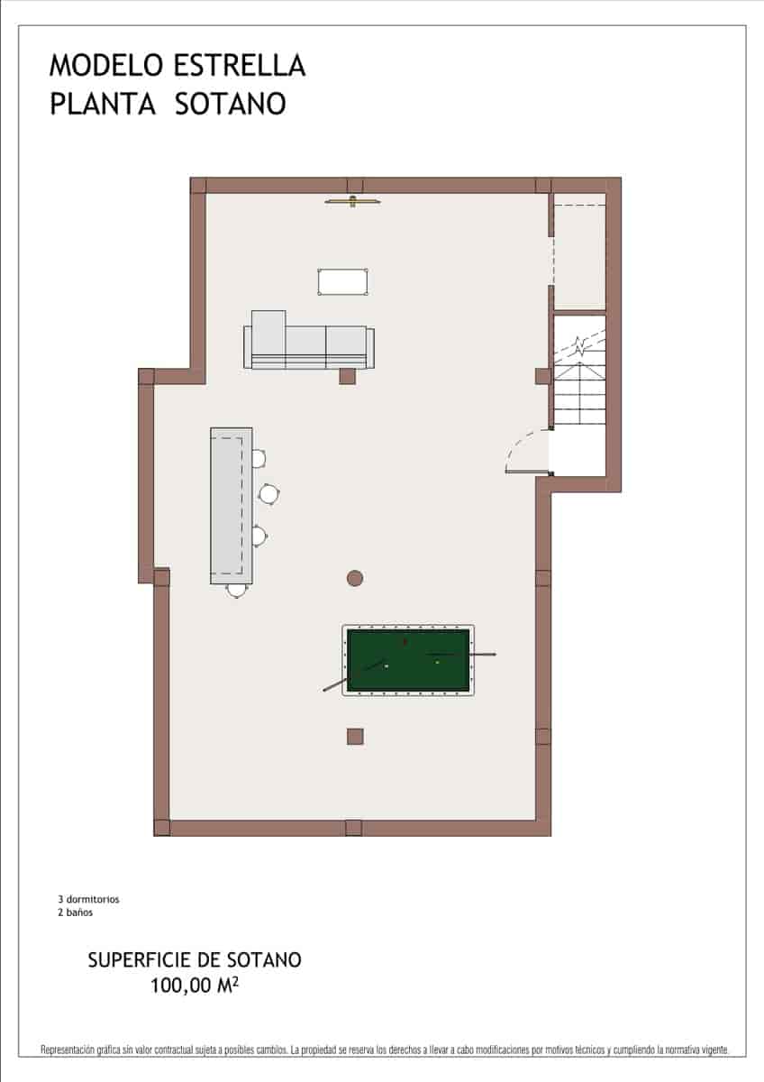 3 soveværelse Villa til salg i Vera med swimmingpool - € 379.000 (Ref: 6738260)