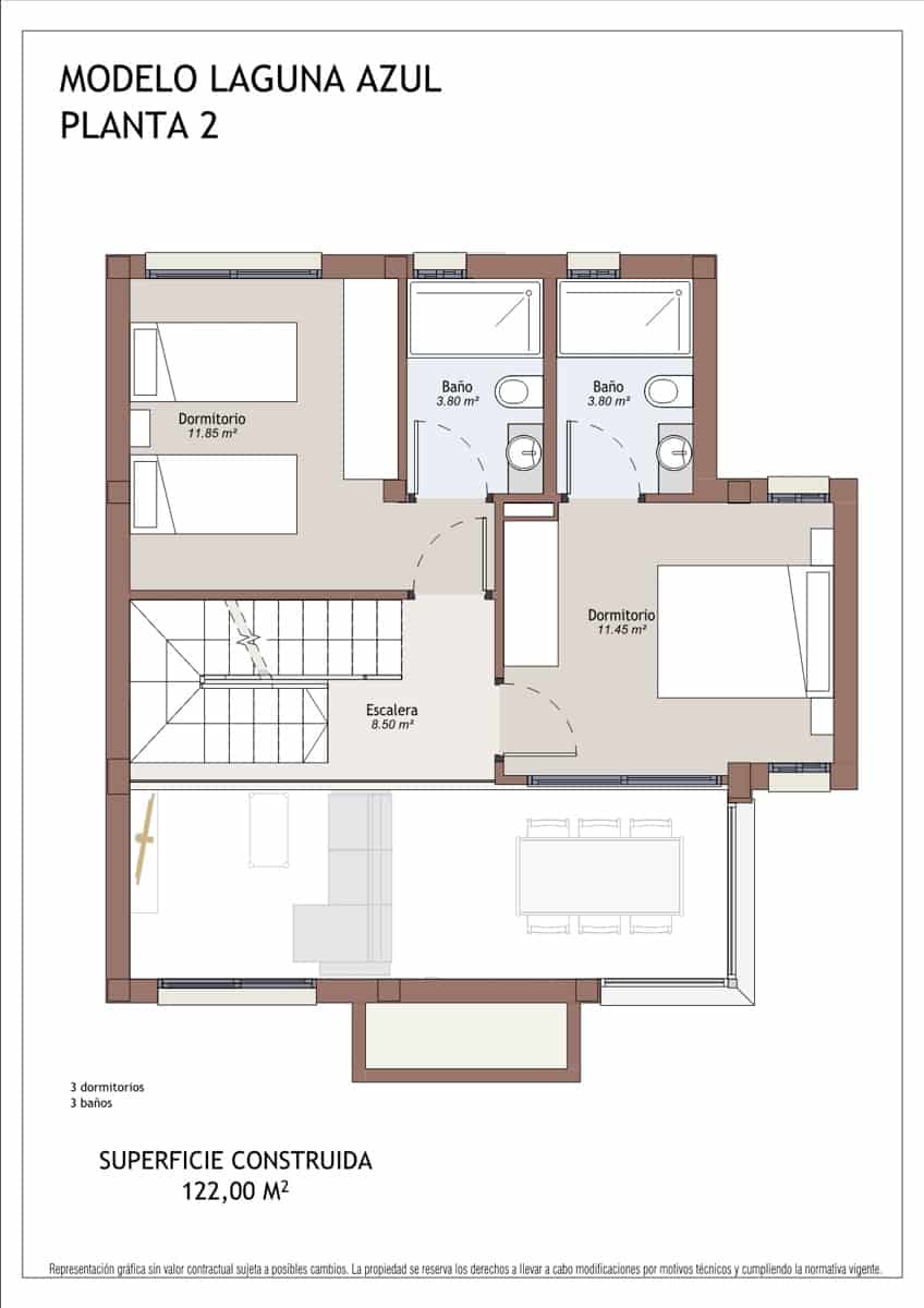 3 bedroom Villa for sale in Vera with pool - € 379,000 (Ref: 6742765)
