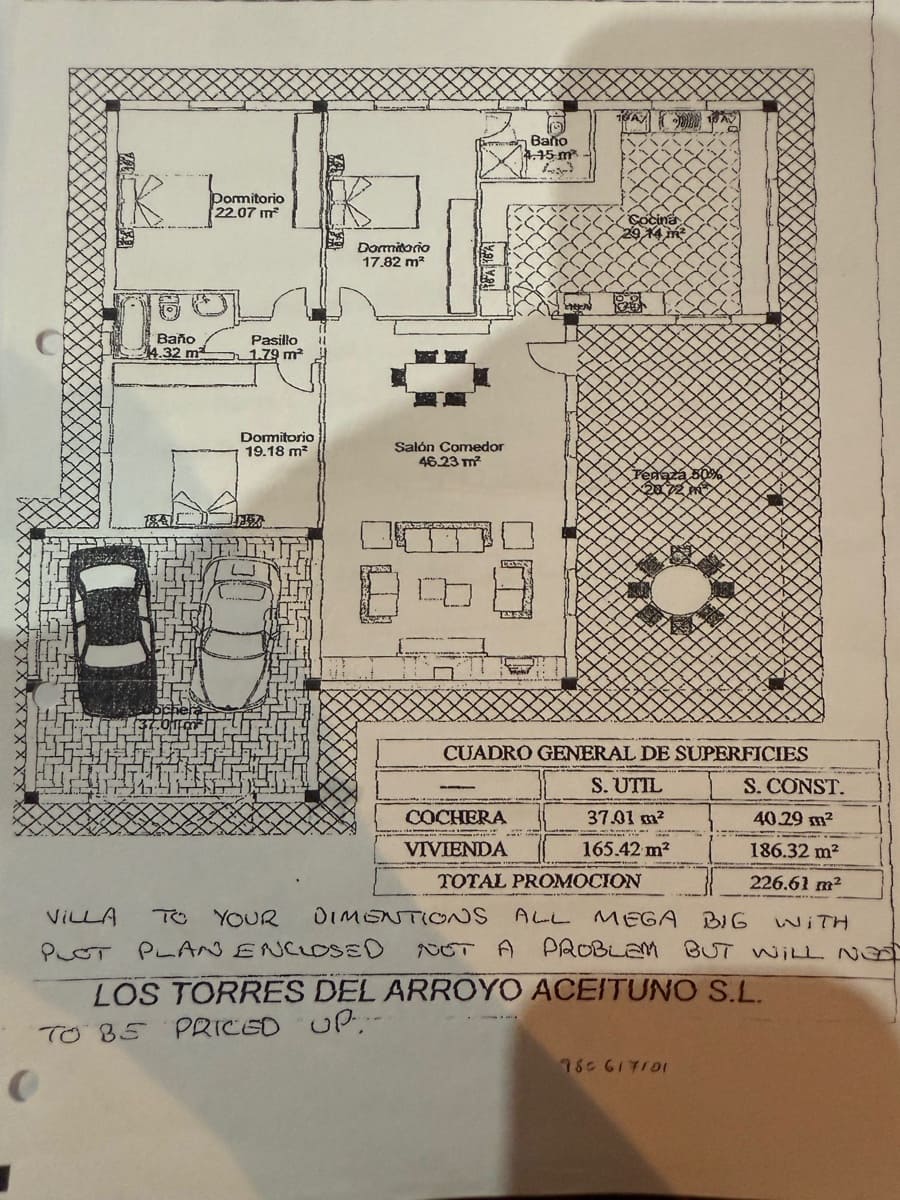 3 makuuhuone Huvila myytävänä paikassa Arboleas mukana uima-altaan - 350 000 € (Ref: 9603479)