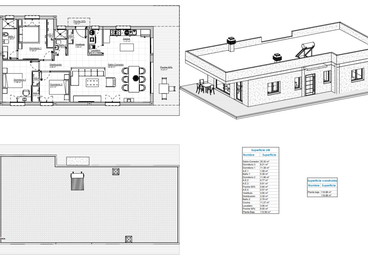 Chalet de 3 habitaciones en Arboleas en venta con piscina - 295.000 € (Ref: 9769099)