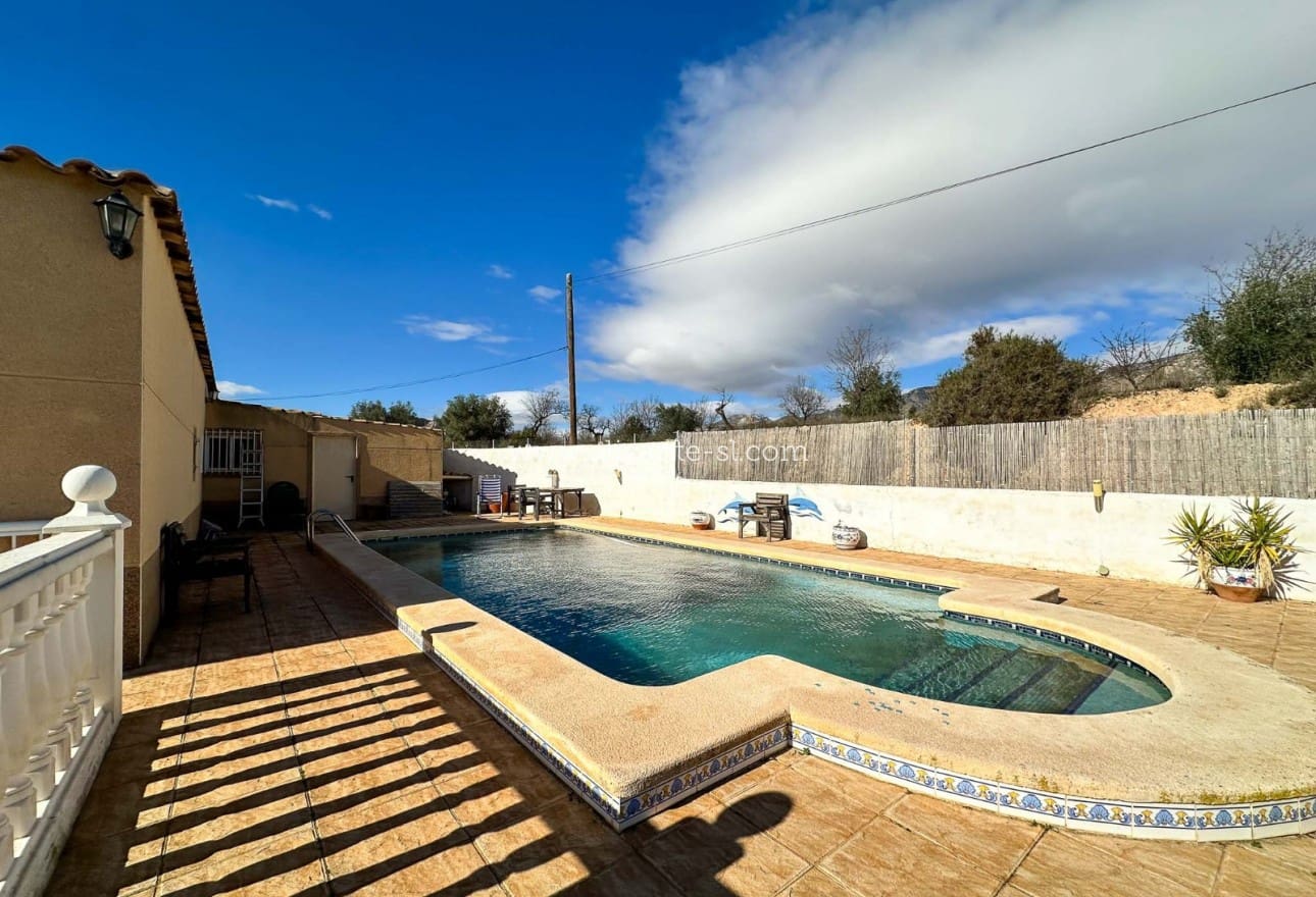 3 chambre Finca/Maison de Campagne à vendre à Hondon de las Nieves avec piscine - 269 950 € (Ref: 9525626)