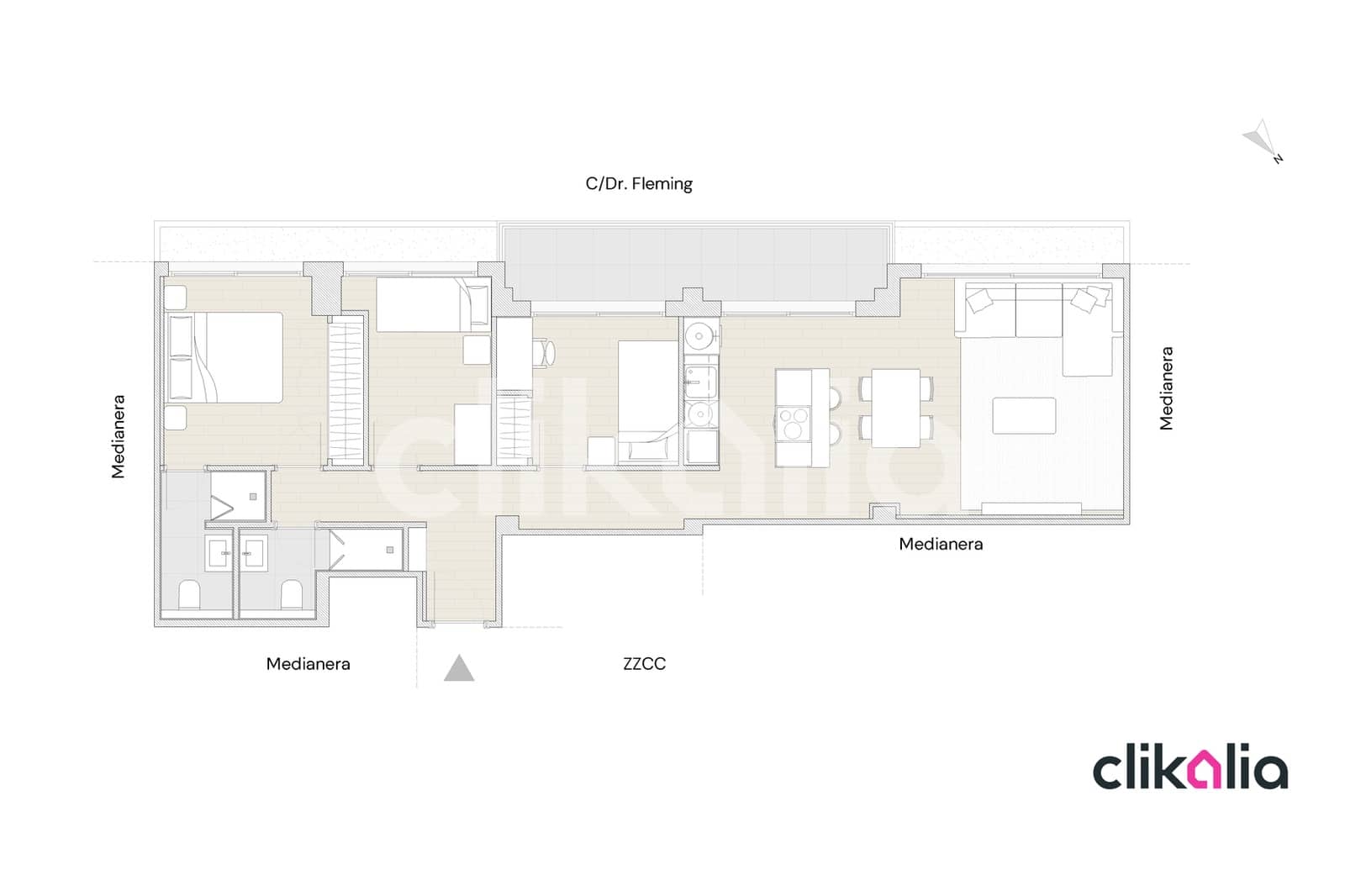 3 sypialnia Mieszkanie na sprzedaż w Fuengirola z garażem - 360 000 € (Ref: 8940532)