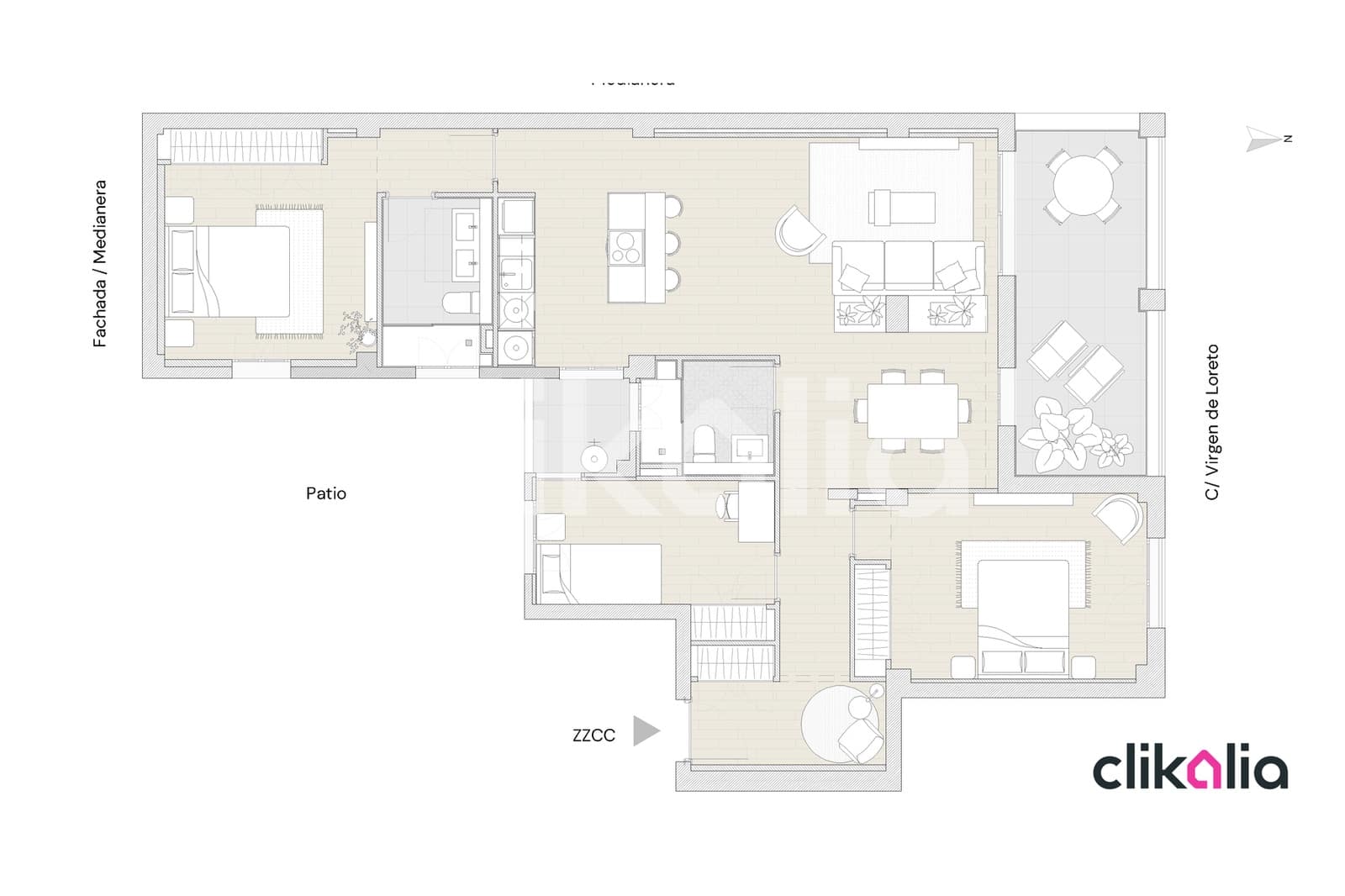 3 slaapkamer Penthouse te koop in Sevilla stad - € 670.000 (Ref: 9074213)
