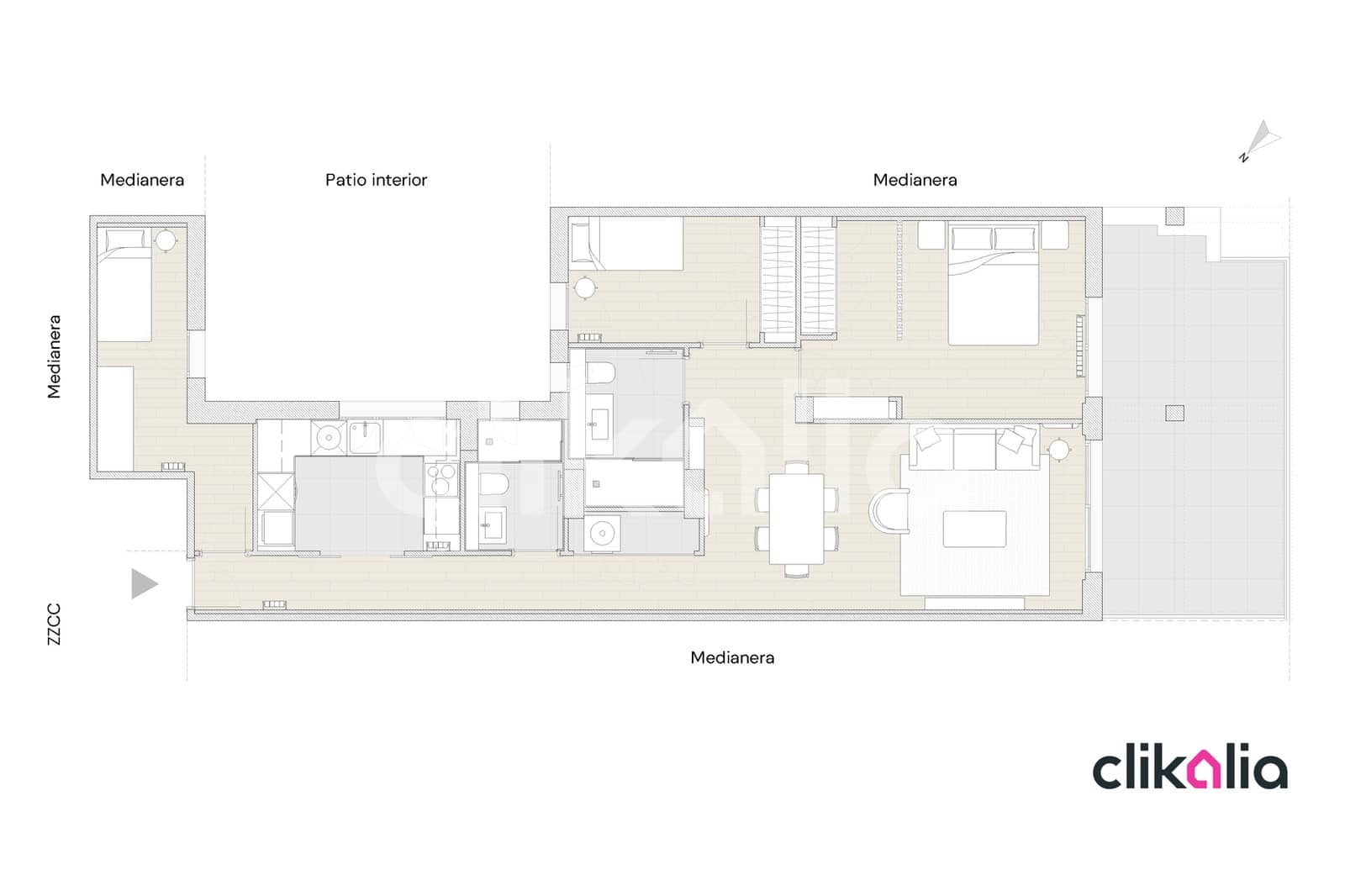 3 soveværelse Penthouse til salg i Madrid by - € 850.000 (Ref: 9077121)