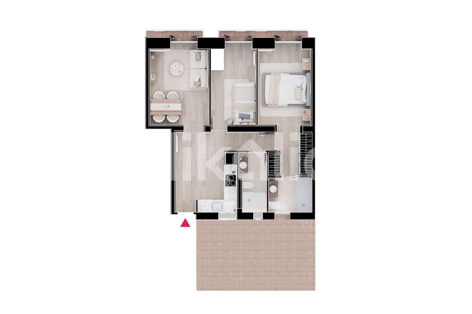 2 chambre Appartement à vendre à Madrid ville - 800 000 € (Ref: 9100101)