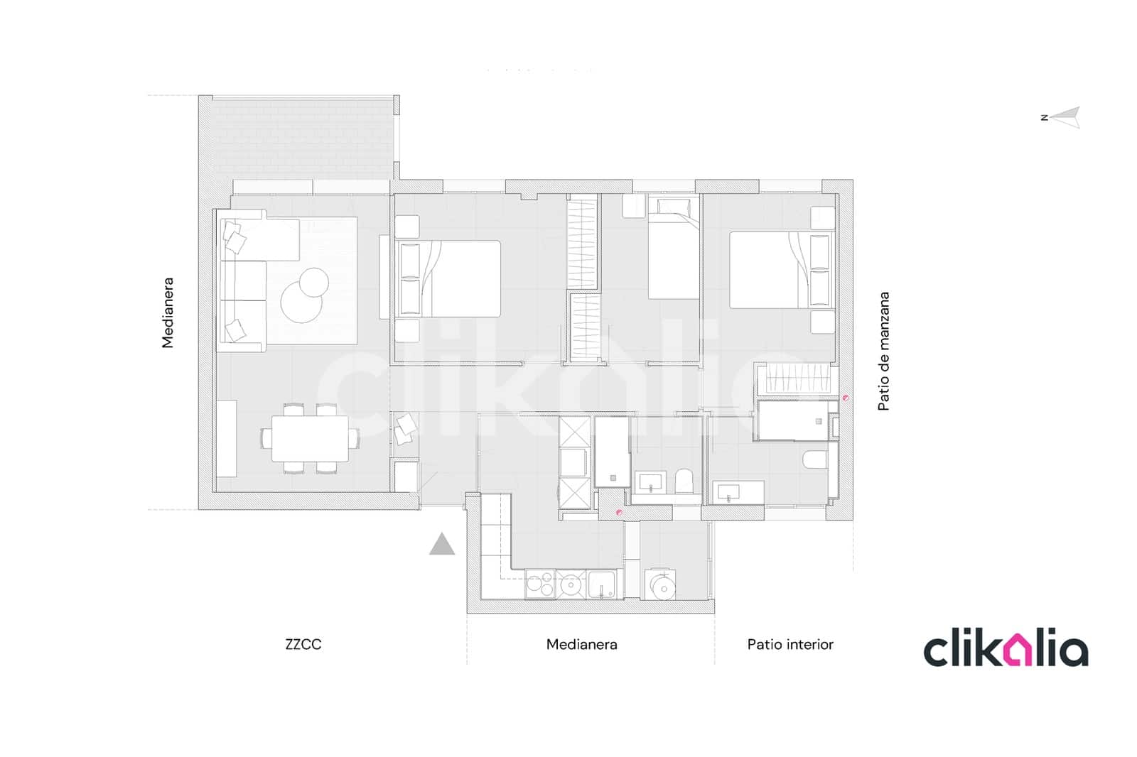 3 soveværelse Lejlighed til salg i Malaga by med swimmingpool garage - € 680.000 (Ref: 9103423)