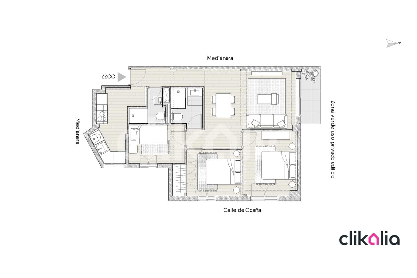 3 soverom Leilighet til salgs i Madrid by med garasje - € 410 000 (Ref: 9104066)