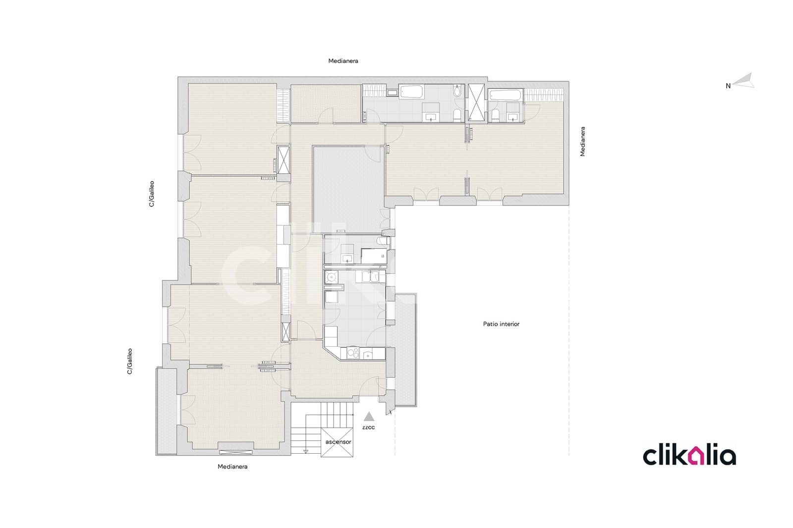 4 sypialnia Mieszkanie na sprzedaż w Miasto Madryt - 1 850 000 € (Ref: 9109763)